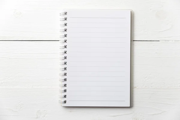 Notepad over white — Stock Photo, Image