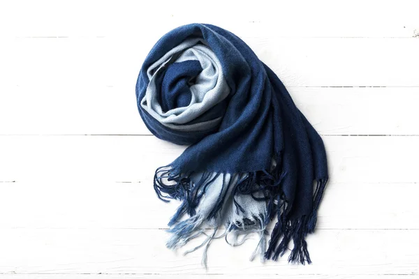 Écharpe de couleur bleue — Photo