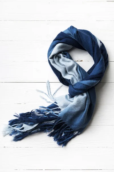 Écharpe de couleur bleue — Photo