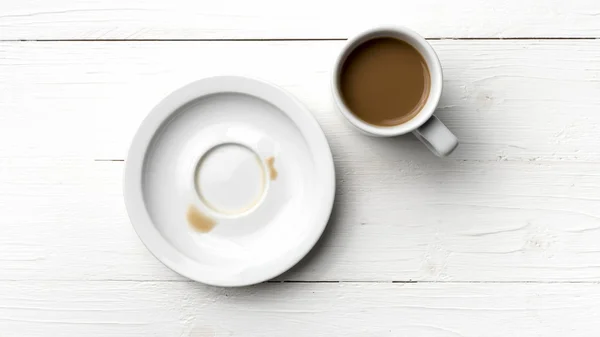 Mancha de taza de café — Foto de Stock