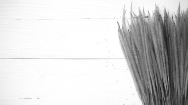 Buğday siyah ve beyaz renk