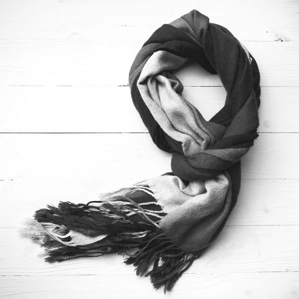 Bufanda azul color blanco y negro — Foto de Stock