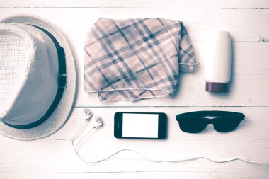 Yaz araçları vintage tarzı