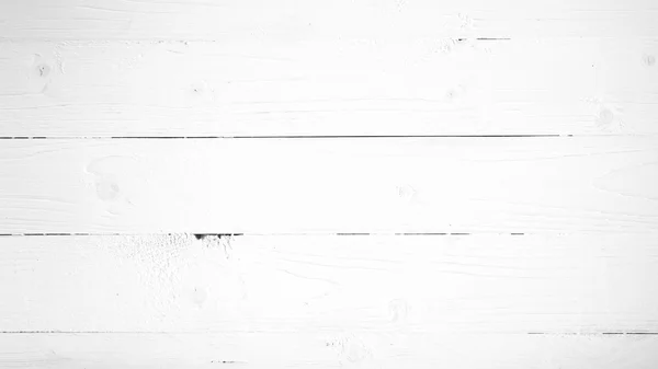Witte houten achtergrond zwart-witte kleurstijl — Stockfoto