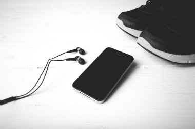 Fitness Ekipmanları siyah ve beyaz renk stili