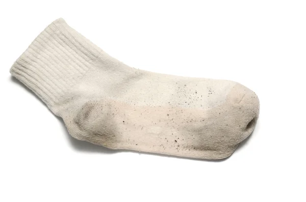 Dirty sock isolated — Stock Photo, Image