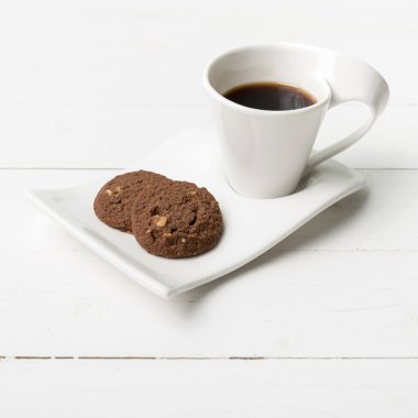 coffee cup with cookie