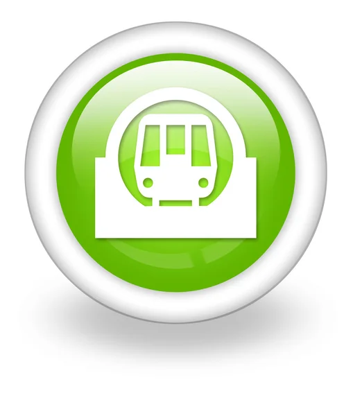 Иконка, кнопка, пиктограмма метро — стоковое фото