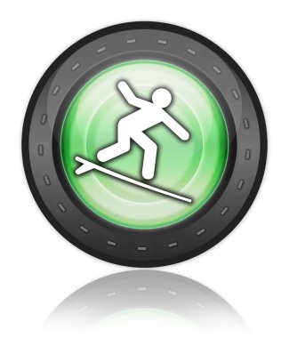 Simge, düğme, piktogram sörf