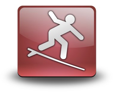 Simge, düğme, piktogram sörf