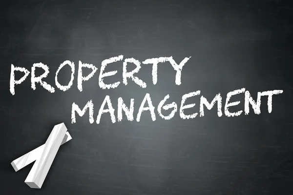 Blackboard Property Management — Fotografie, imagine de stoc