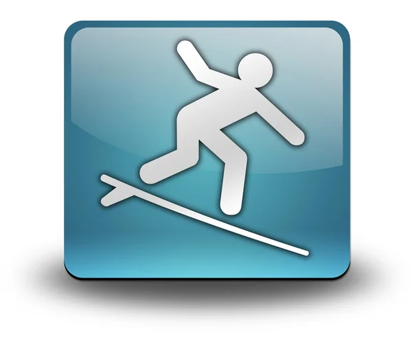 Ikony, przycisk, piktogram Surfing — Zdjęcie stockowe