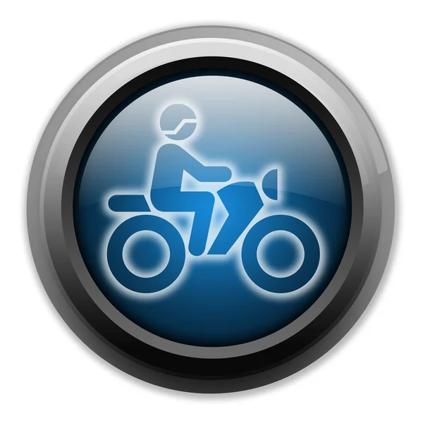 Icon, Button, Pictogram Motorbike Trail — Stock Photo, Image