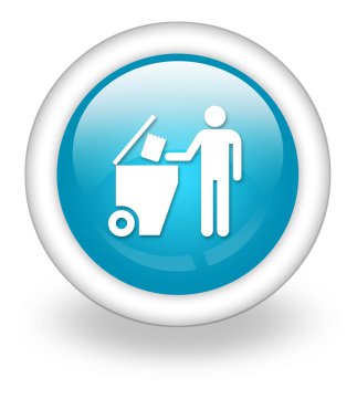 图标、 按钮、 象形图垃圾垃圾箱