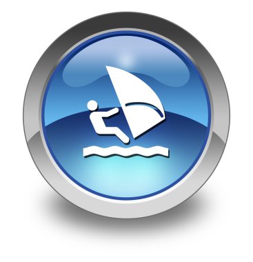 simge, düğme, piktogram Rüzgar Sörfü