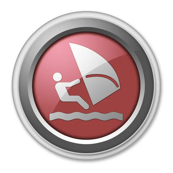 Icon, Button, Pictogram Windsurfing — Stock Photo, Image