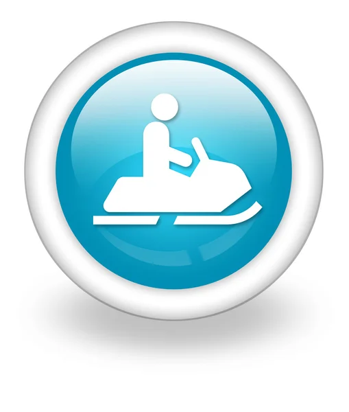 Icon, Button, Pictogram Snowmobiles — Stock Photo, Image