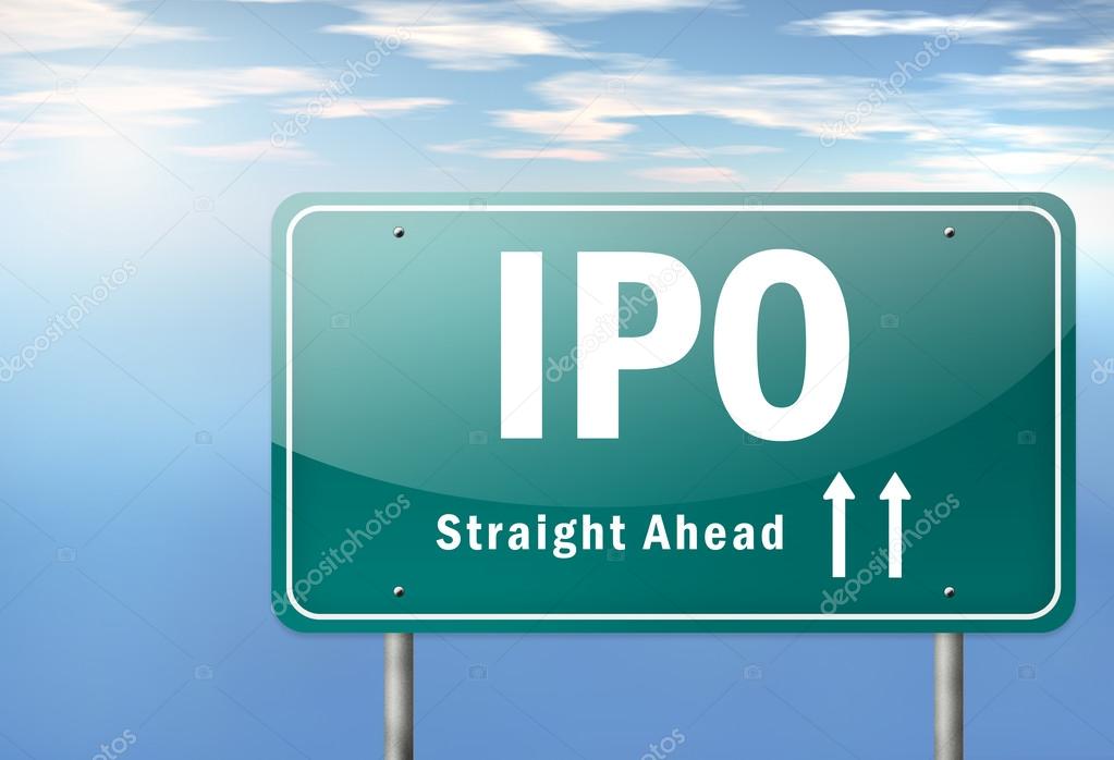 Highway Signpost with IPO wording