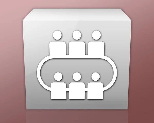 Icon, Button, Pictogram Conference — Stock Photo, Image