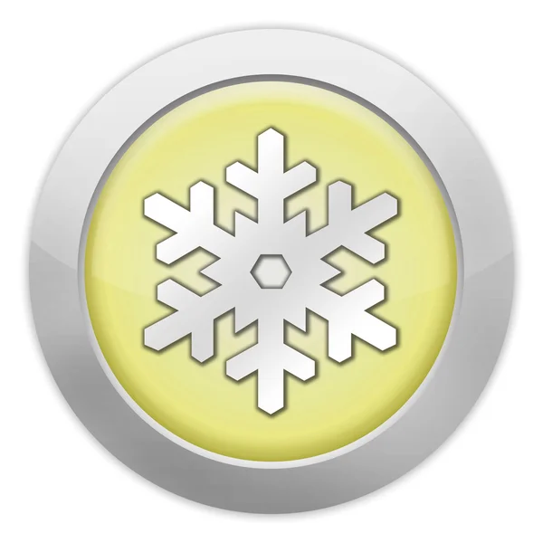 Knop, pictogram, pictogram winter recreatie — Stockfoto