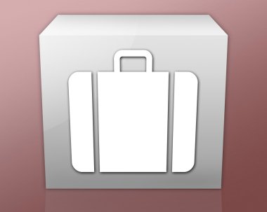 simge, düğme, piktogram Bagaj