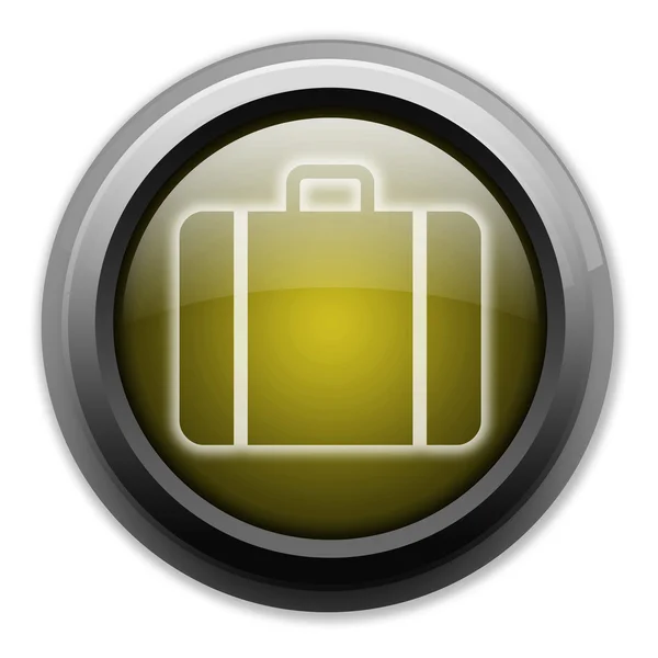 Ikon, knapp, piktogram bagage — Stockfoto