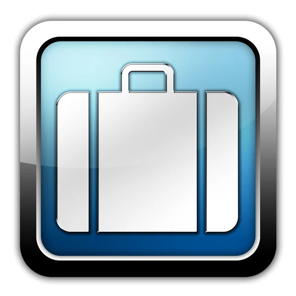 Knop, pictogram, pictogram Bagage — Stockfoto