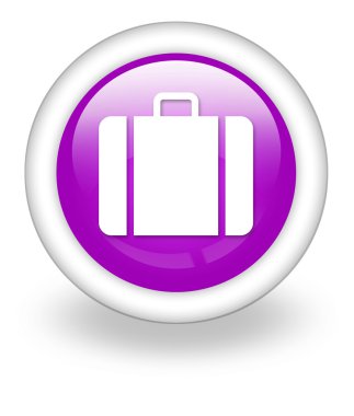 simge, düğme, piktogram Bagaj
