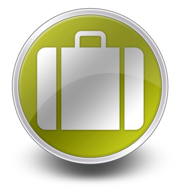 simge, düğme, piktogram Bagaj