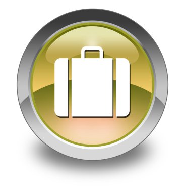simge, düğme, piktogram Bagaj
