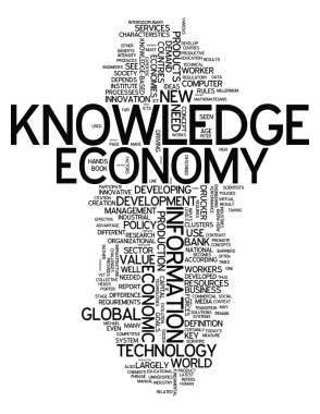 Kelime bulutu bilgi ekonomisi