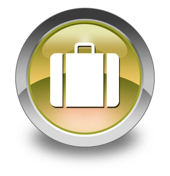 Knop, pictogram, pictogram Bagage — Stockfoto