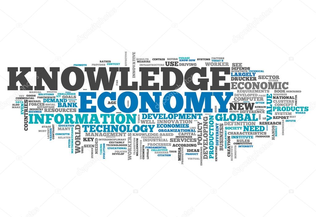 Word Cloud Knowledge Economy