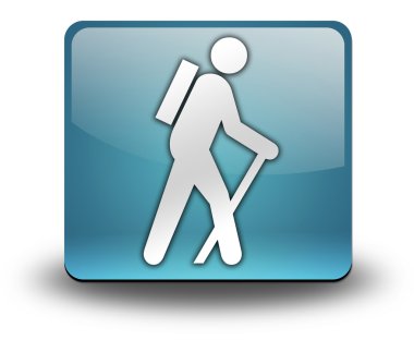 simge, düğme, piktogram hiking