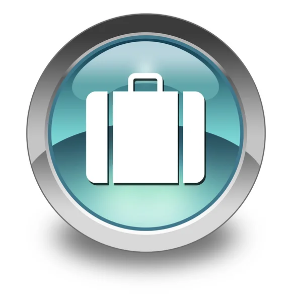 Knop, pictogram, pictogram Bagage — Stockfoto