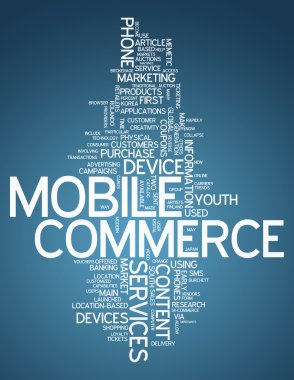 Kelime bulutu mobil ticaret