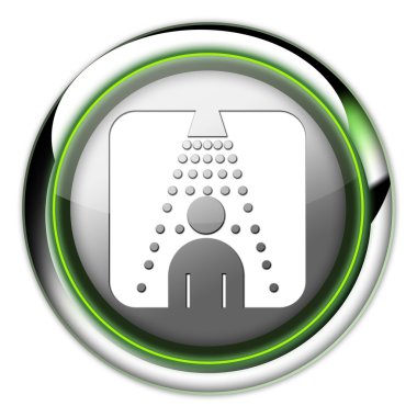 Simge, düğme, piktogram duş