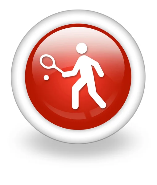Simge, düğme, piktogram Tenis — Stok fotoğraf