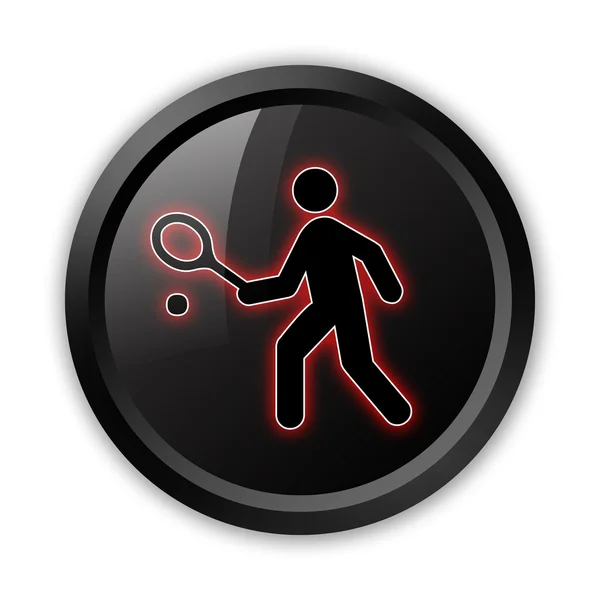 Icon, Button, Pictogram Tennis — Stock Photo, Image