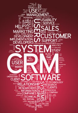 Kelime bulutu Crm - müşteri ilişkileri yönetimi