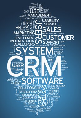 Kelime bulutu Crm - müşteri ilişkileri yönetimi