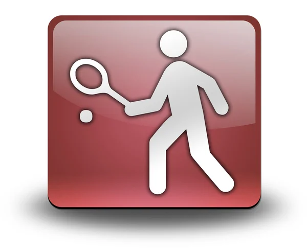 Ikony, tlačítka, piktogram tenis — Stock fotografie