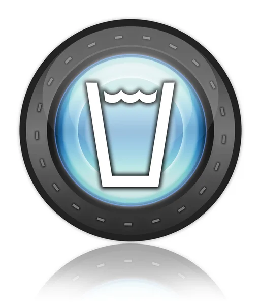 Symbol, Taste, Piktogramm Trinkwasser — Stockfoto