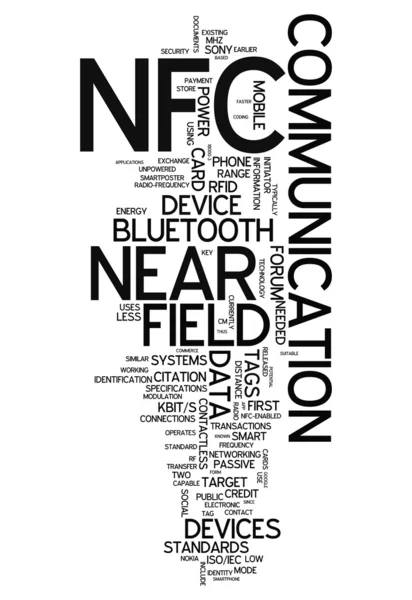 Word Cloud Near Field Communication — Stock Photo, Image