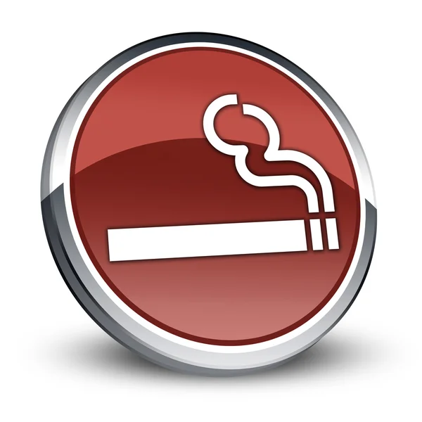Zona de fumadores Icono, Botón, Pictograma — Foto de Stock