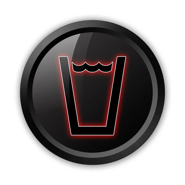 Symbol, Taste, Piktogramm Trinkwasser — Stockfoto