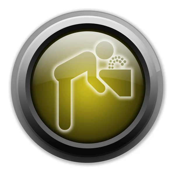 Icon, Button, Pictogram Drinking Water — Stock Photo, Image