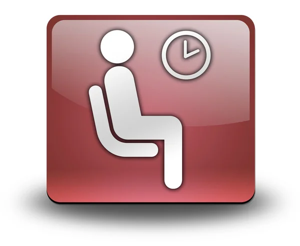 Icon, Button, Pictogram Waiting Room — Stock Photo, Image
