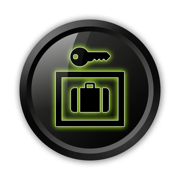 Ícone, Botão, Pictograma Locker — Fotografia de Stock