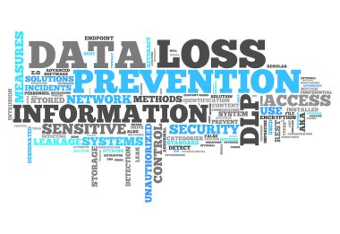 Word Cloud Data Loss Prevention clipart